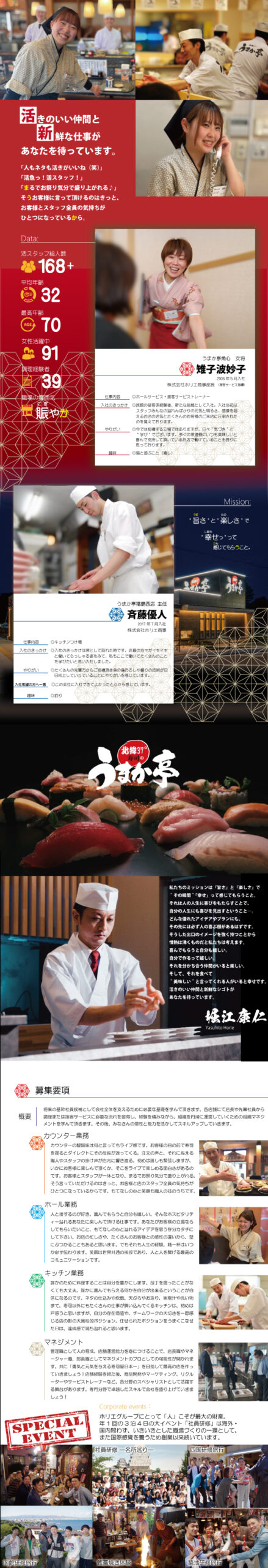 株式会社ホリエ商事　ホリエフーズ株式会社　うまか亭　福島市　求人